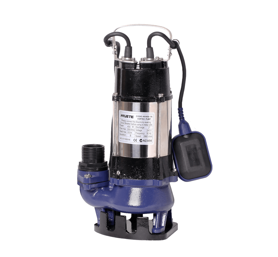 Hyjet HV450 Cast Iron Vortex Submersible Pump