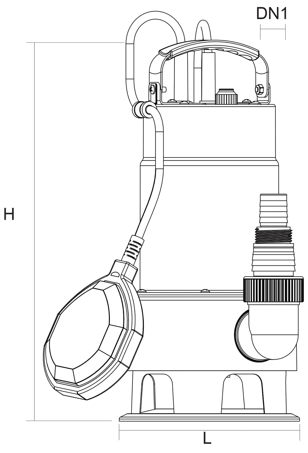 Hyjet DHS750 Vortex Submersible Pump