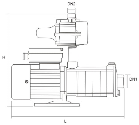 Hyjet HCM4-60 Horizontal Multistage Pressure Pump