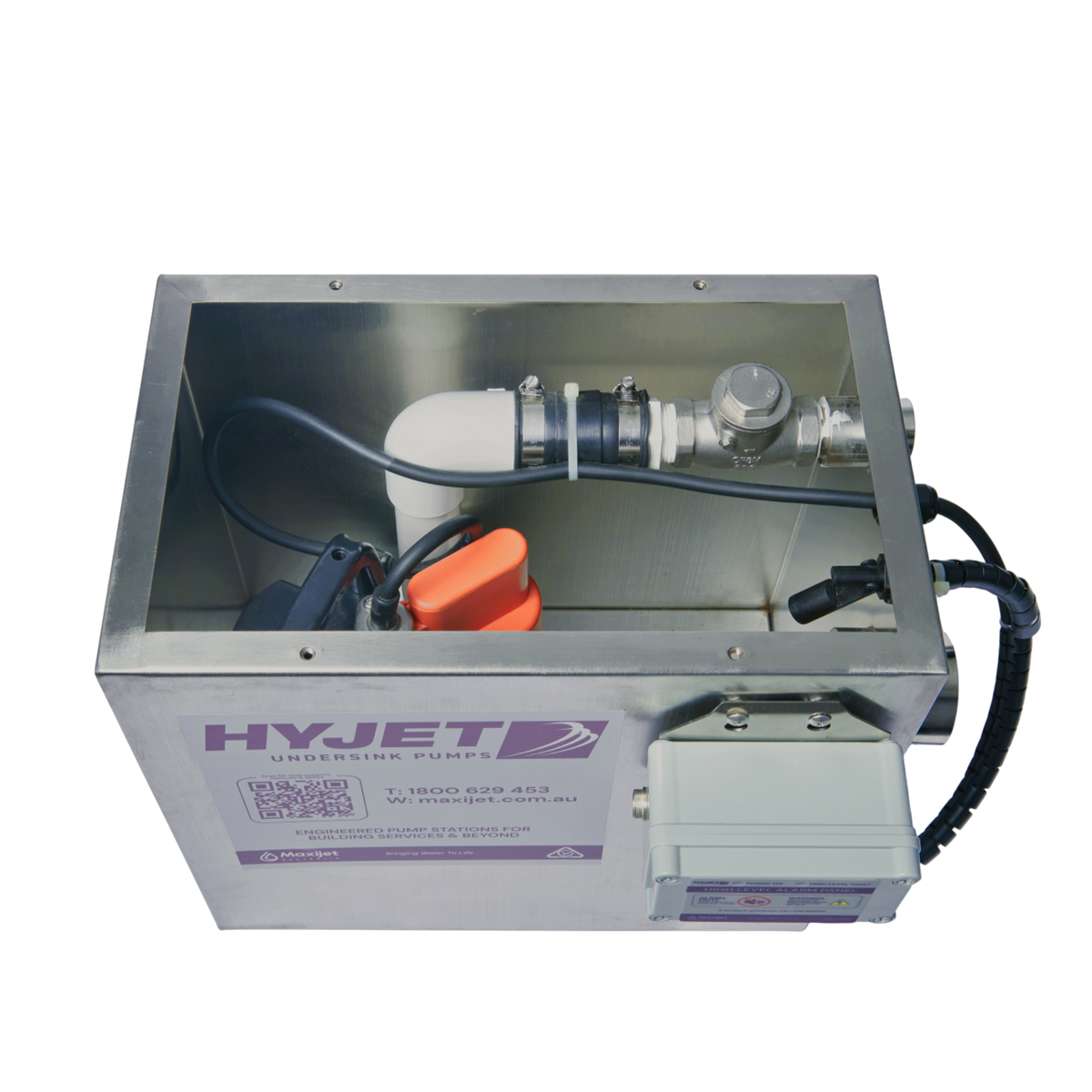 Hyjet Minilift 40 Undersink Pump Station detail